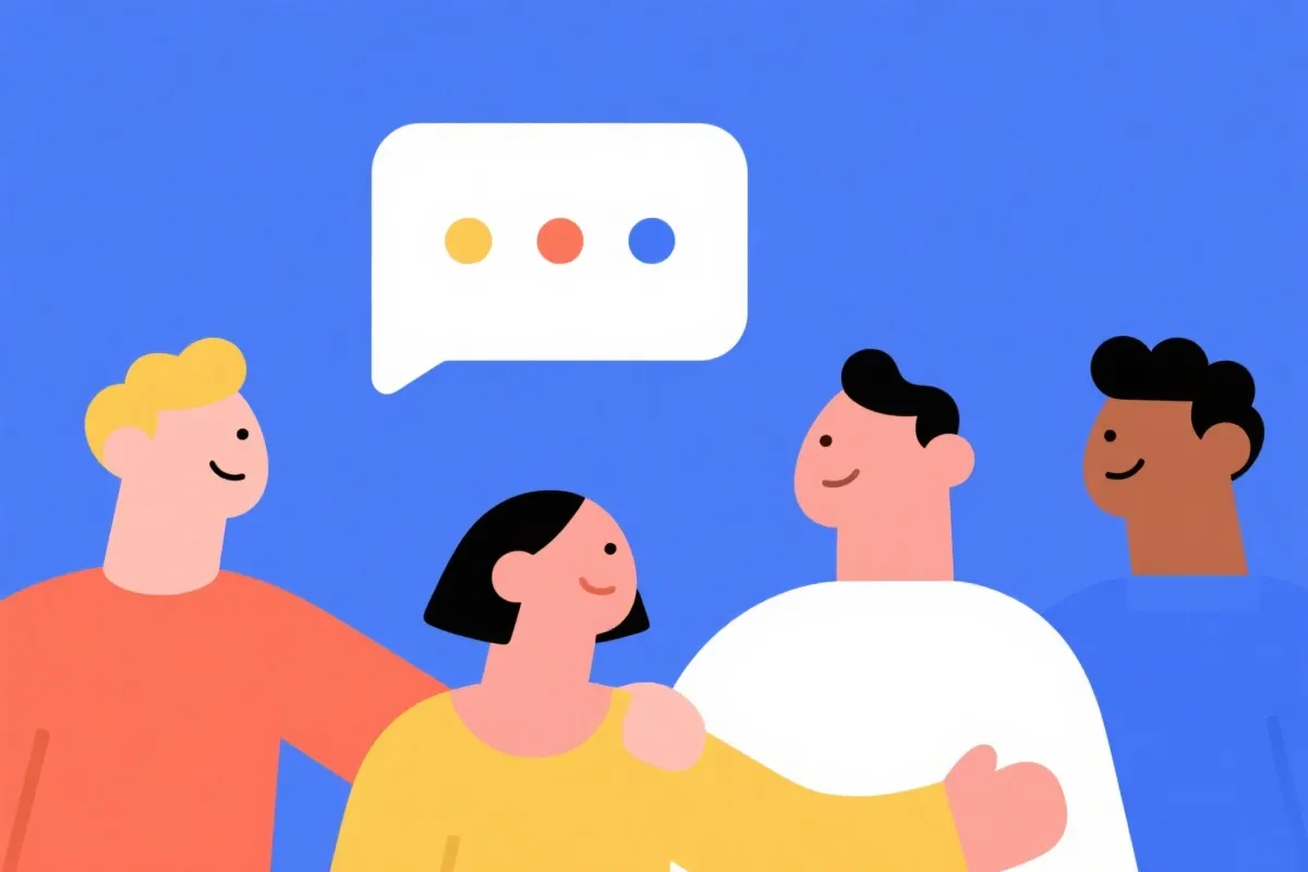 玩家社区交流插画